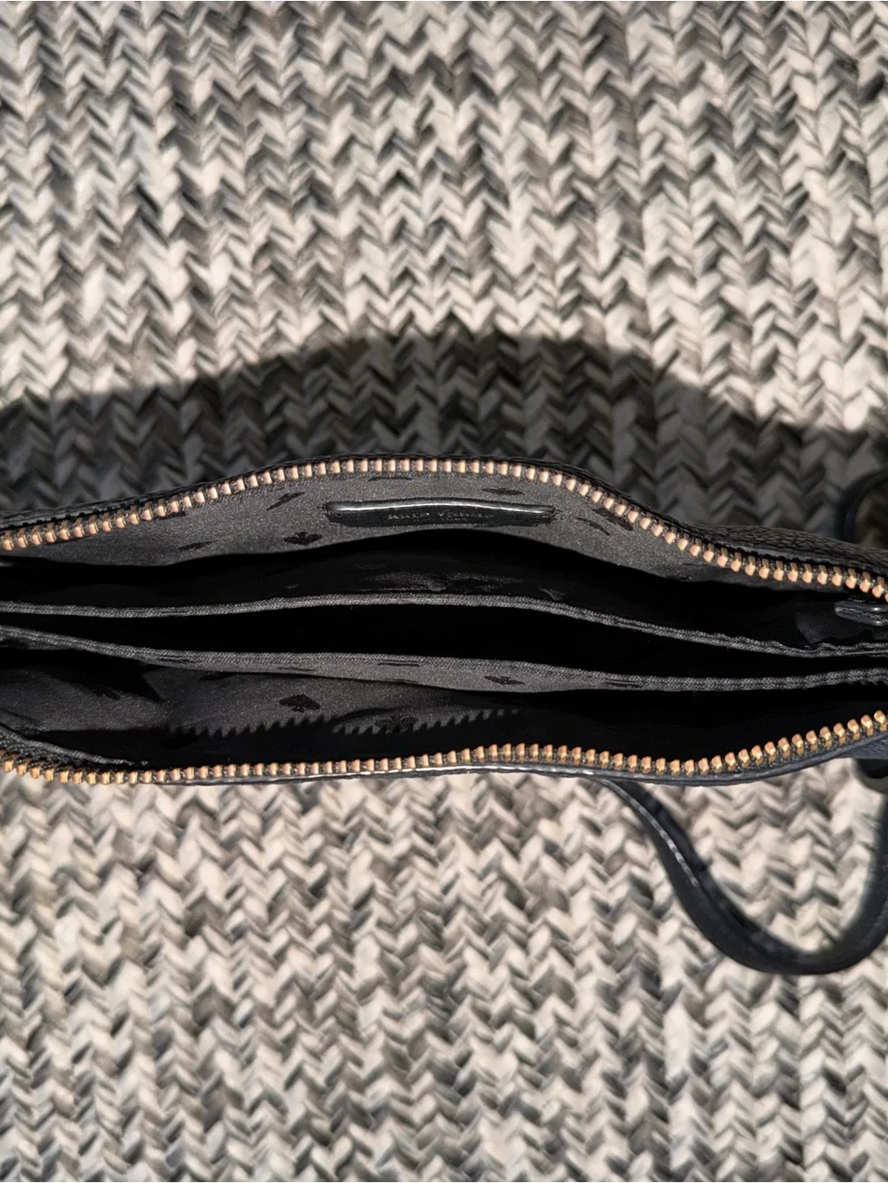 Kate Spade Black Pebbled Leather Crossbody Bag